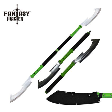 Fantasy Master Detachable Double Bladed Spear And Staff Sword For Sale