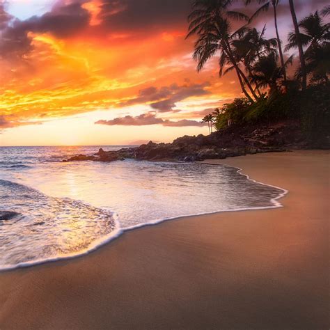 Hawaii Maui Beach Sunset Travel Off Path