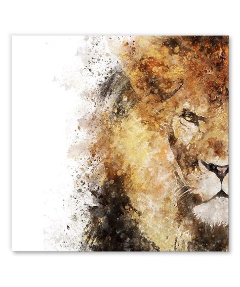 Abstract Lion Art Abstract Lion Painting Lion Canvas Art Amazing Art