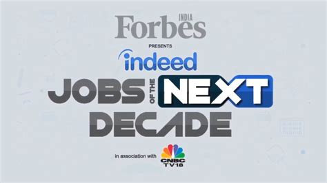 Forbes India Jobs Of The Next Decade Youtube