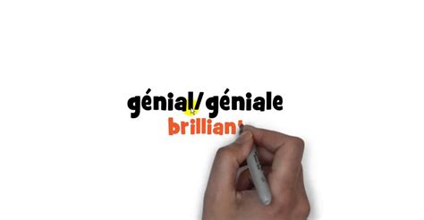 How To Pronounce Génial Géniale Youtube