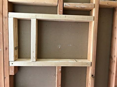 DIY Shower Niche How To Frame Placement Tips Abbotts At Home