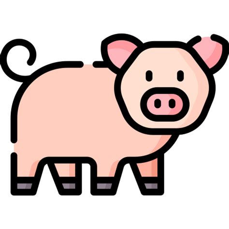 Pig Special Lineal Color Icon