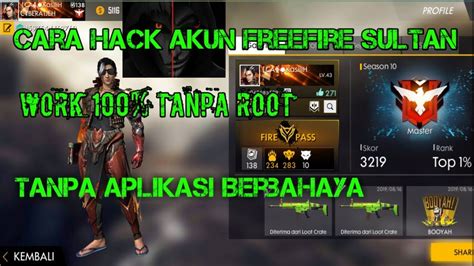 Mau tahu apa saja aplikasi hacking game terpopuler saat ini? Cara Hack/Mencuri Akun FreeFire Sultan Tanpa Aplikasi+Root ...