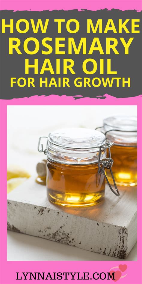 Essential oils for every type of hair! How to make rosemary hair oil for hair growth in 2020 ...