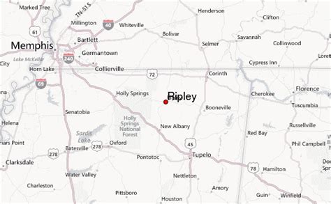 Guía Urbano De Ripley Mississippi