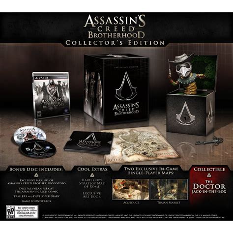 Assassin S Creed Brotherhood Collector S Edition PS US Version