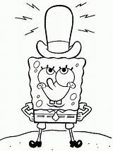 Coloring Pages Kids Spongebob Sponge Bob Print Colouring Printable Pants Square Childrens Worksheets Book sketch template