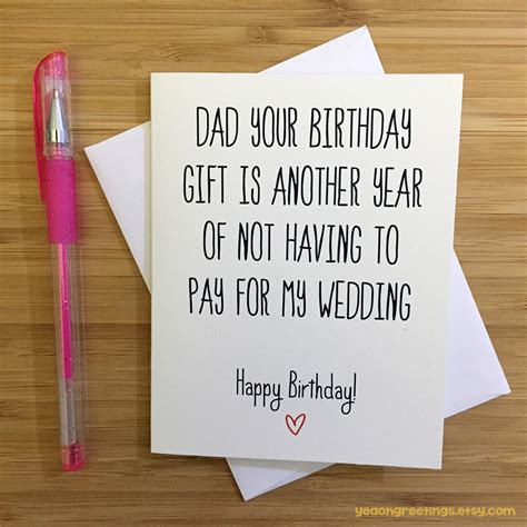 Homemade happy birthday card ideas for dad. Happy Birthday Dad Card for Dad Funny Dad Card Gift for