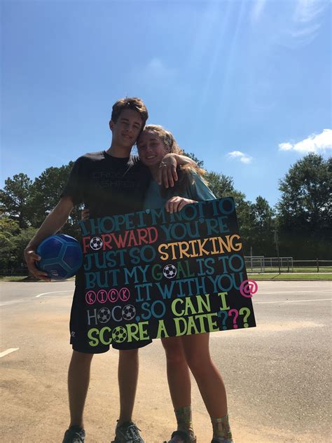 Soccer Homecoming Proposal Cute Homecoming Proposal In 2019
