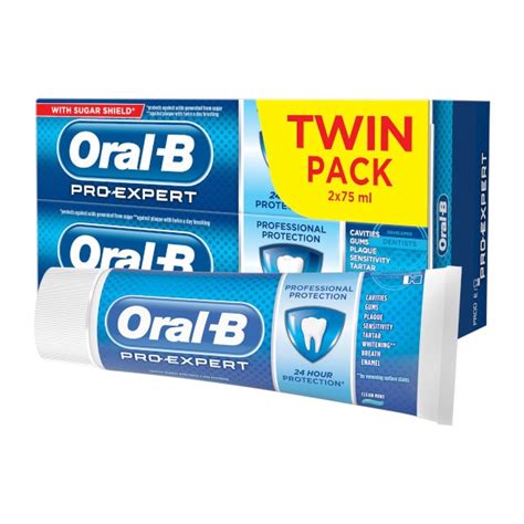Oral B Pro Expert Toothpaste Twin Pack 2 X 75ml Savers Health Home Beauty