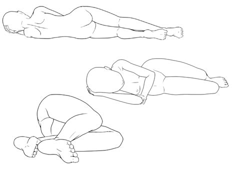 Laying Down Pose By Coppy Cat On Deviantart