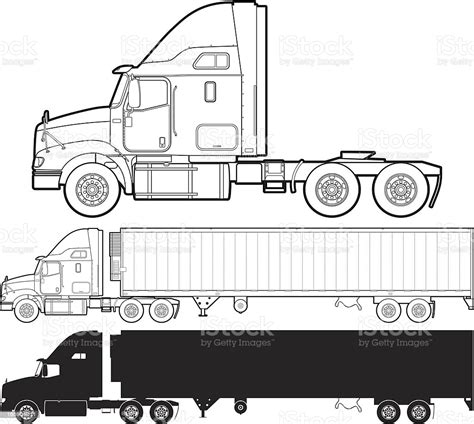 Truck Stock Vector Art And More Images Of Commercial Land Vehicle