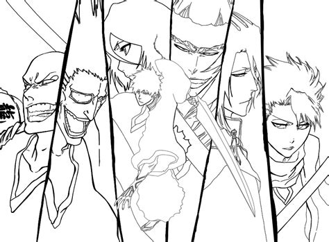 Dibujos de Bleach para colorear - 90 dibujos para colorear imprimibles