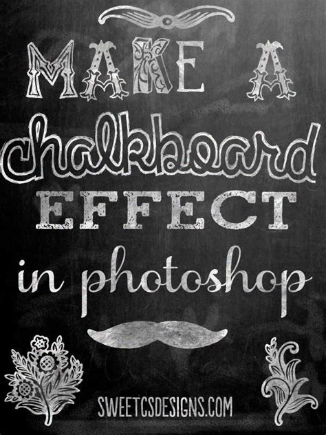 chalk  chalkboard photoshop styles  actions psddude