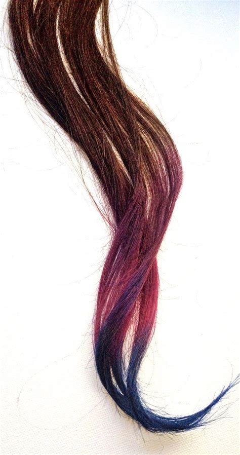 Black And Red Dip Dyed Hair Extensions Hair Style Lookbook For Trends