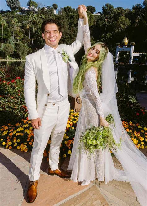 teen wolf star tyler posey marries singer phem in malibu wedding exclusive