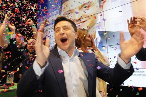 ukraine election comedian volodymyr zelensky who played president on tv show wins actual