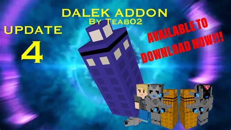 Minecraft Dalek Addon Update 4 Tardis Youtube