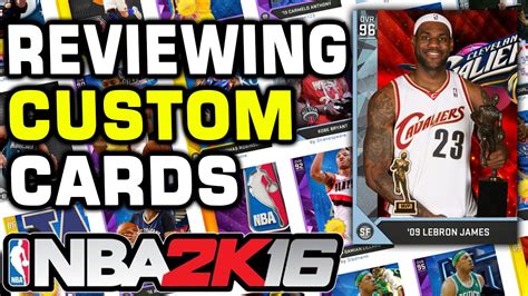 Maybe you would like to learn more about one of these? NBA 2K16 Custom myTeam Cards - YouTube