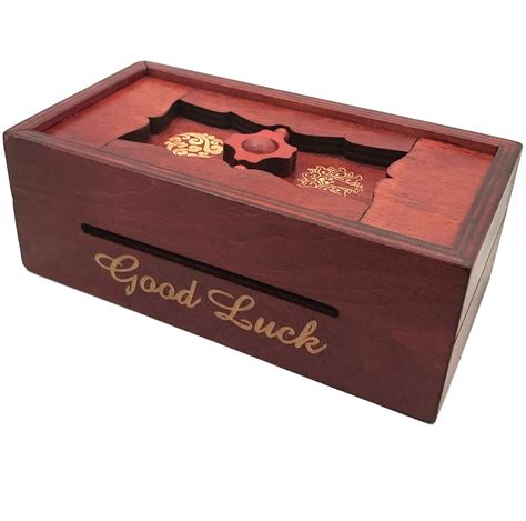 Maybe you would like to learn more about one of these? Good Luck Secret Puzzle Box - Money and Gift Cards Trick Box - Walmart.com - Walmart.com