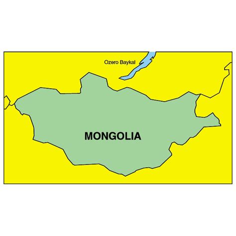 Mongolia Map Eps Royalty Free Stock Svg Vector