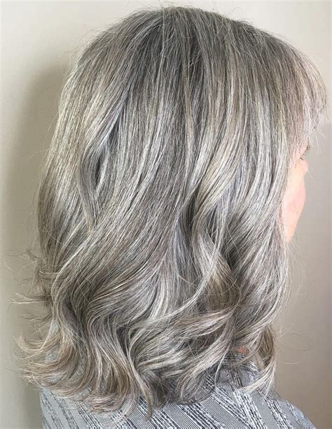 Gorgeous Hairstyles For Gray Hair To Try In Long Gray Hair