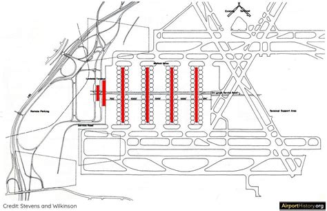 Atlantas Midfield Terminal Turns 40 Years Old A Visual History Of