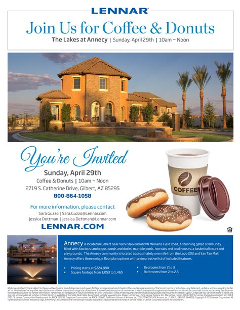 Join Us This Sunday For Coffee And Donuts At Annecy Located In Gilbert