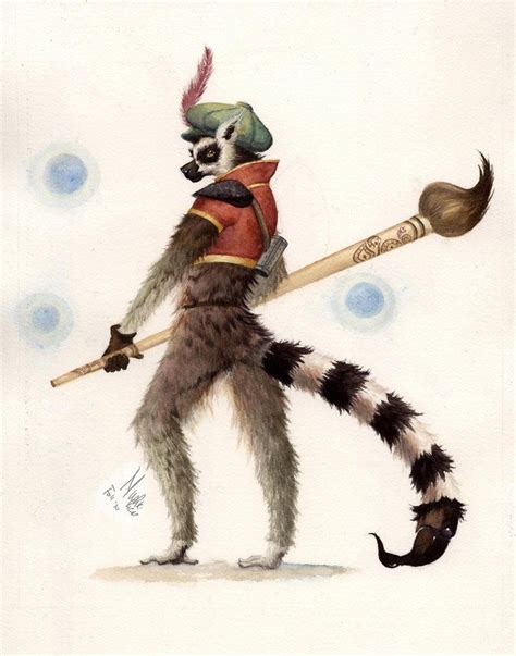 Artisan Lemur By T Razz On Deviantart Book Cover Design Anthropomorphic Tigger Critter
