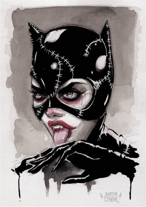 Catwoman Fine Art Print 5x7 Etsy
