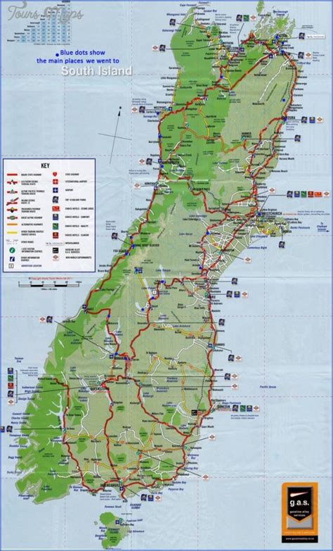 New zealand time zones and time zone map with current time in the largest cities. Map Of New Zealand South Island - ToursMaps.com