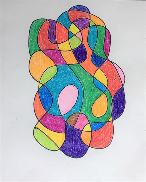 Colourful Doodle Art Drawings For Kids Lovie Rieb