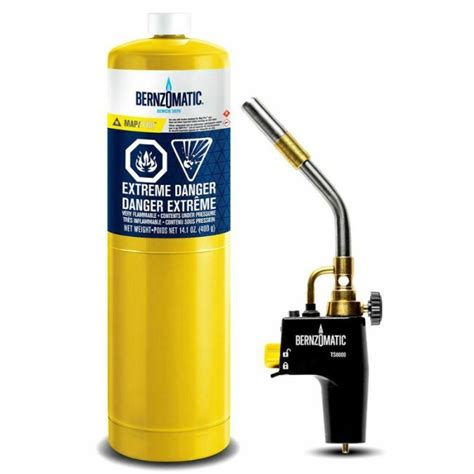 Bernzomatic Ts8000tk 400g Map Pro Yellow Cylinder With High Intensity