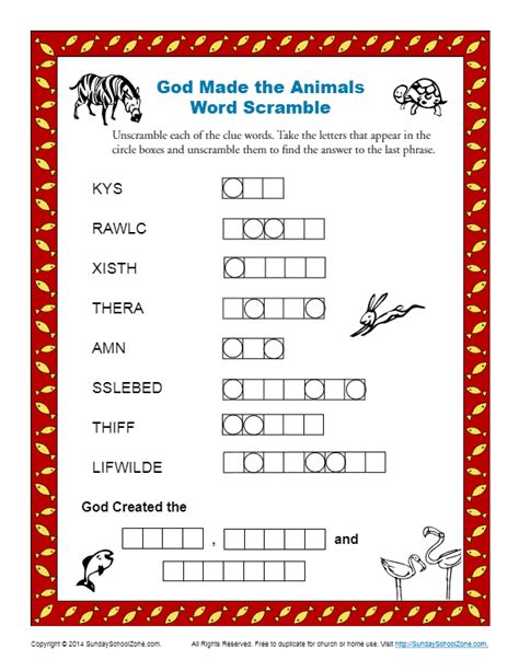 Free Printable Bible Word Scramble Games Printable Templates