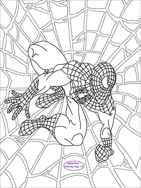 46 Spider Man Ps4 Coloring Pages Spiderman Colouring Template