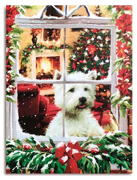 25,000+ vectors, stock photos & psd files. LIGHT UP 40cm x 30cm WESTIE DOG Cute CHRISTMAS Scene ...