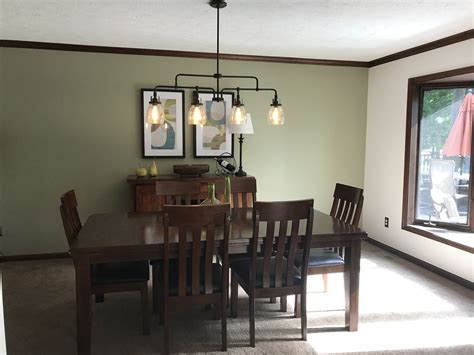 Johns creek, georgia based interior designer j. Dining room repaint - accent wall Benjamin Moore Cypress ...