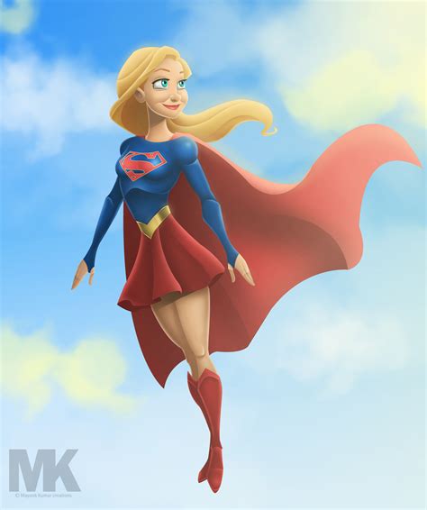 Artstation Cbs Supergirl Animated Style