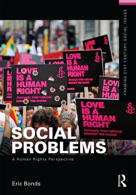 Social issues are distinguished from economic issues; Bonds Publishes New Social Problems Text - EagleEye