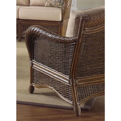 Hospitality Rattan Rattan & Wicker Lounge Chair with Cushions by OJ