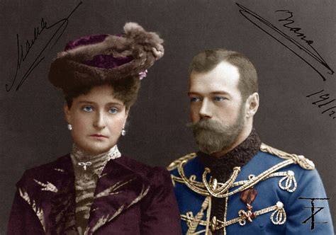 Empress Alexandra Feodorovna Tsar Nicholas Tsar Nicholas Ii