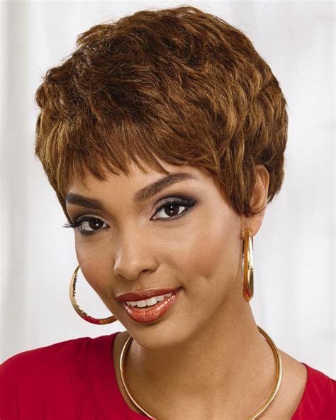 Short Wavy Layered Pixie Wig In 100 Human Hair