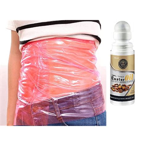 buy castor oil pack compress kit anti cellulite stretchmarks for