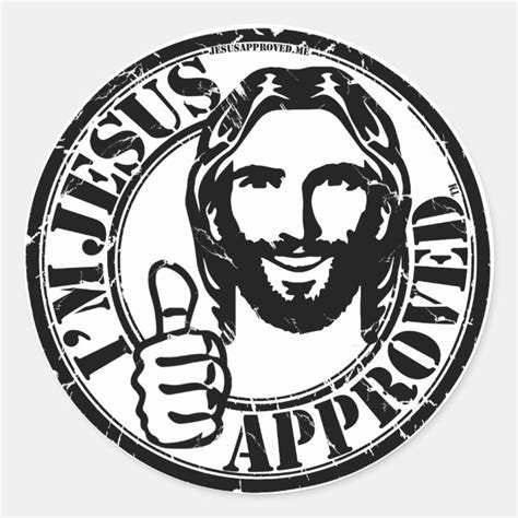 Im Jesus Approved Sticker