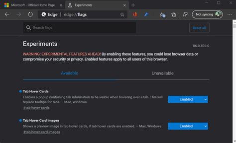 Restart The Microsoft Edge Browser Without Losing Previous Opened Tabs