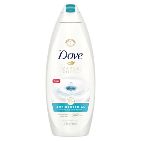 Dove Care And Protect Antibacterial Body Wash Soap 22 Fl Oz Dove