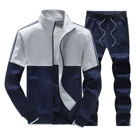 plus size 3xl 4xl men sports suits fitness sportswear gym clothing outdoor spring autumn running