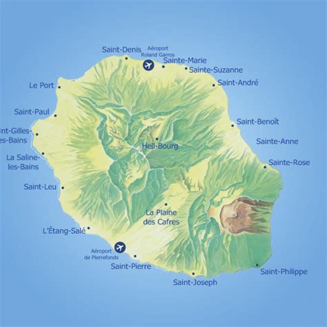 Airports On Reunion Island Île De La Réunion Tourisme