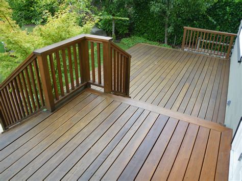 Deck refinishing can have appealing results that makes an old wooden deck look like new. Deck Refinishing | Vancouver | Deck Staining | Deck ...